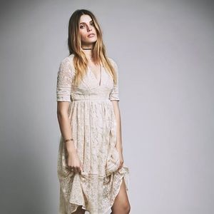 Free People Mountain Laurel Lace Dress